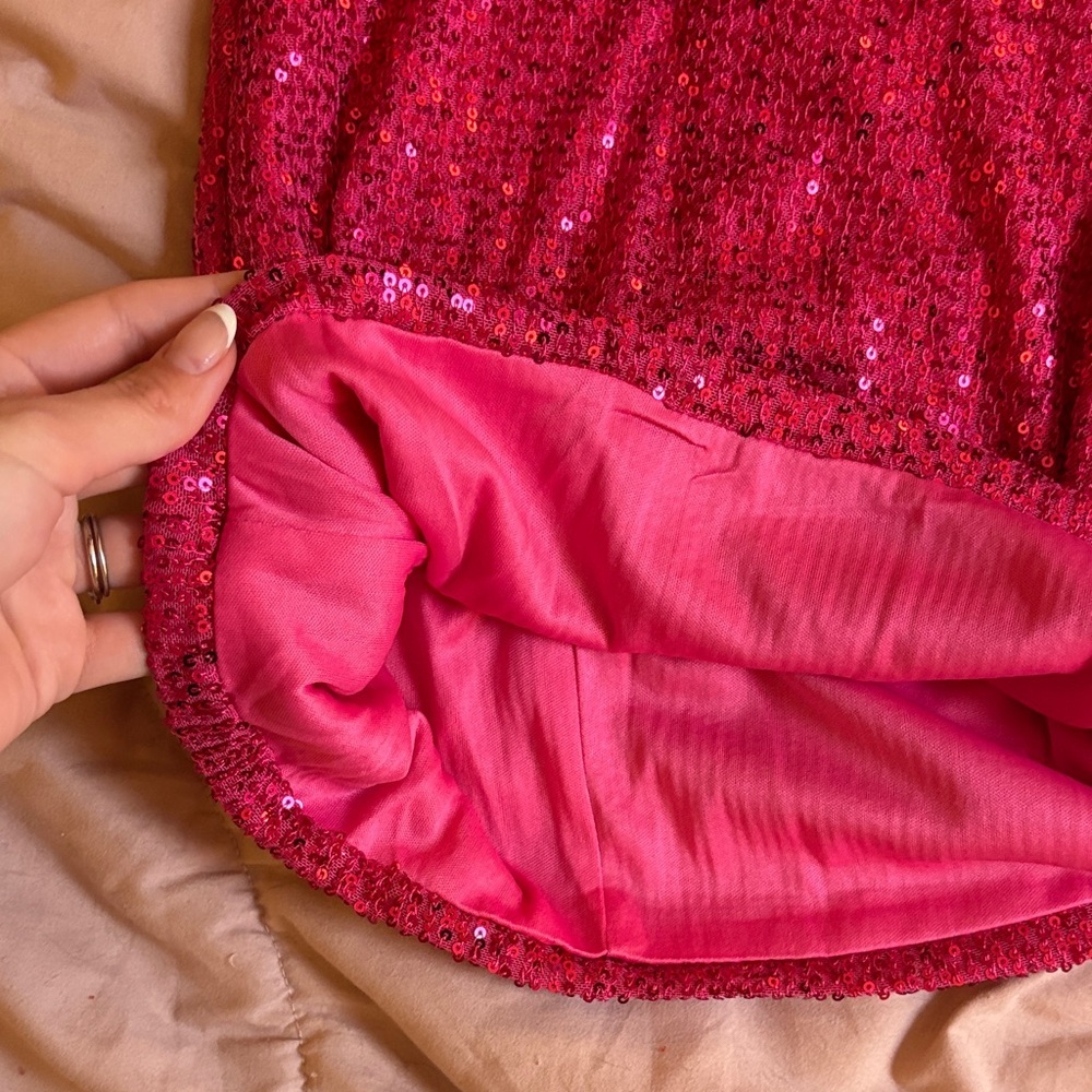 Hello Molly Fun Party Girl mini dress in pink - Picture 10 of 11
